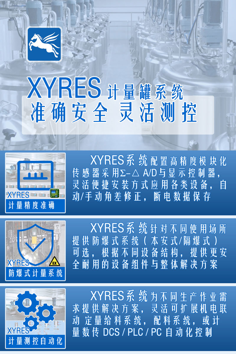 XYRES電子計量罐系統應用與行業(yè)方案